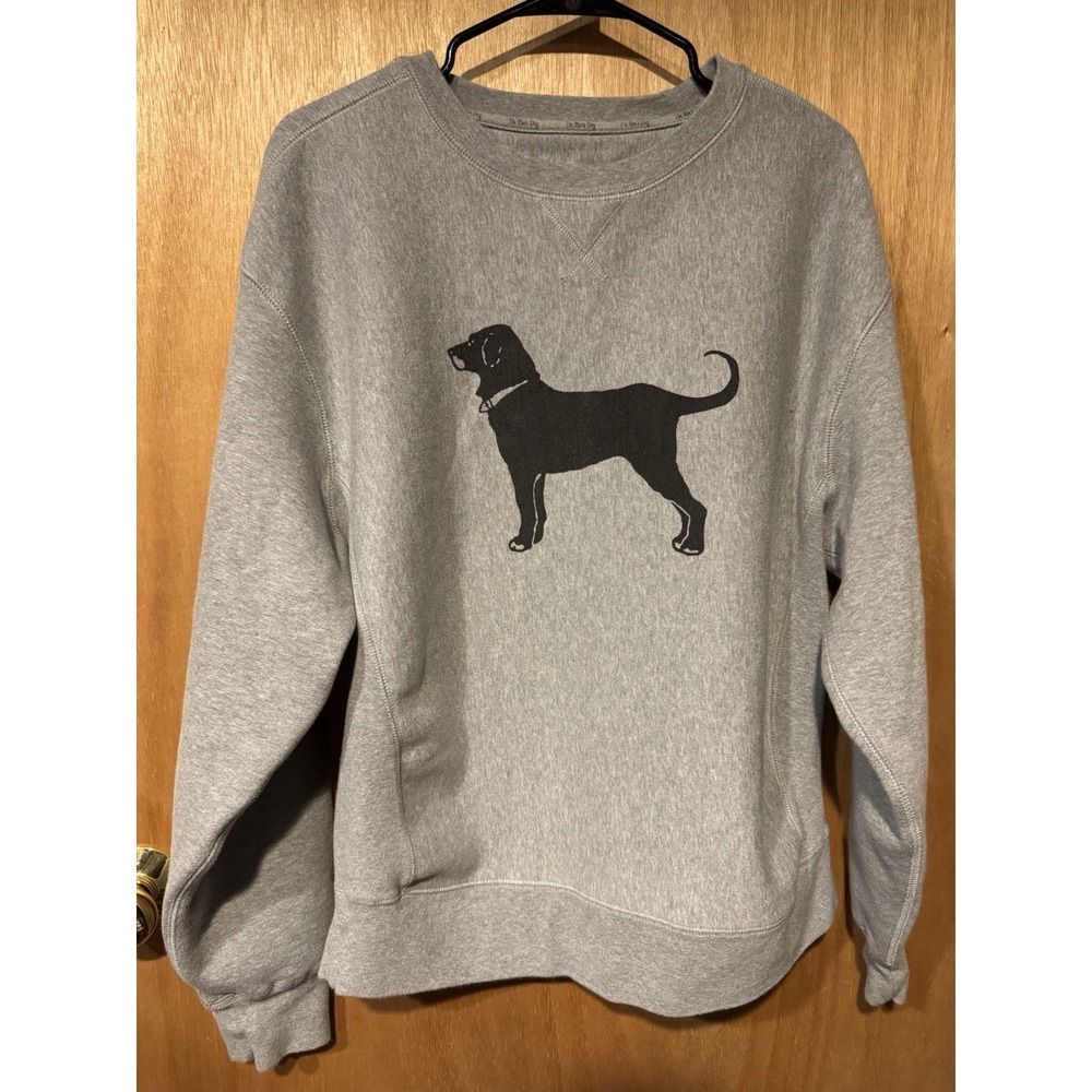 The Black Dog Classic Heavyweight Crewneck Sweatshirt Reverse Weave Medium Gray
